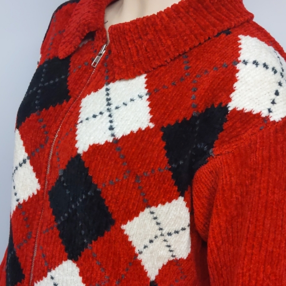 Argyle sweater by Carolyn Taylor - Picture 3 of 6